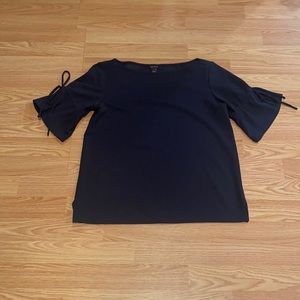 Ann Taylor Tie Sleeve Shirt